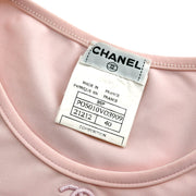 Chanel 1995 spring CC-embroidered crop top #40