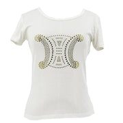 セリーヌ Tシャツ ホワイト #S