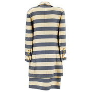 Chanel 1986 striped wool skirt suit #38