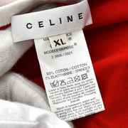Celine 2000s logo-print stretch-cotton T-shirt #XL