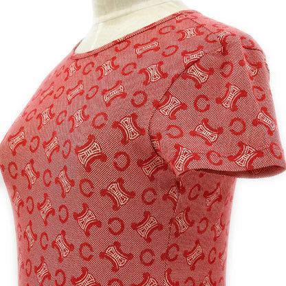 Celine 2000s C Macadam T-shirt Red #S