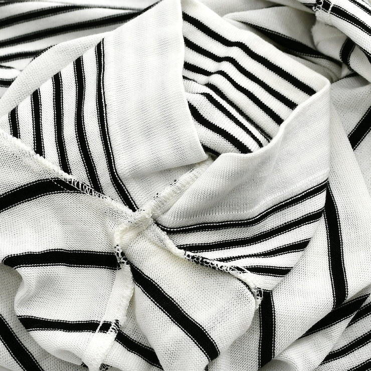 Chanel CC logo print striped T-shirt #40