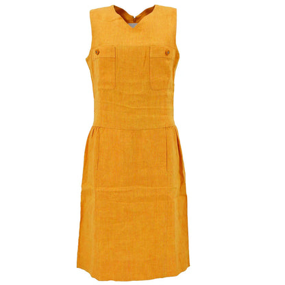 Chanel 1996 Linen Sleeveless Dress #36