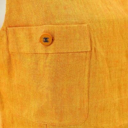 Chanel 1996 Linen Sleeveless Dress #36
