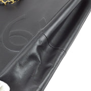 Chanel 1996-1997 Tote 40 Black Lambskin