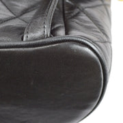 Chanel 1990s Duma Backpack Large Black Lambskin