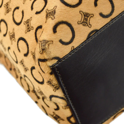 Celine * C Macadam Shoulder Bag Pony Hair