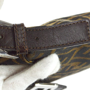 Fendi Zucca Shoulder Bag Brown
