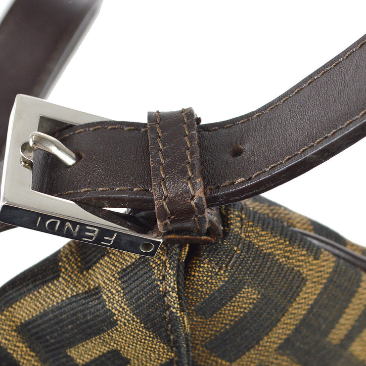 Fendi Zucca Shoulder Bag Brown