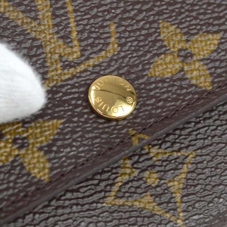 Louis Vuitton Coin Purse Porte Monnaie Plat Monogram Multicolor