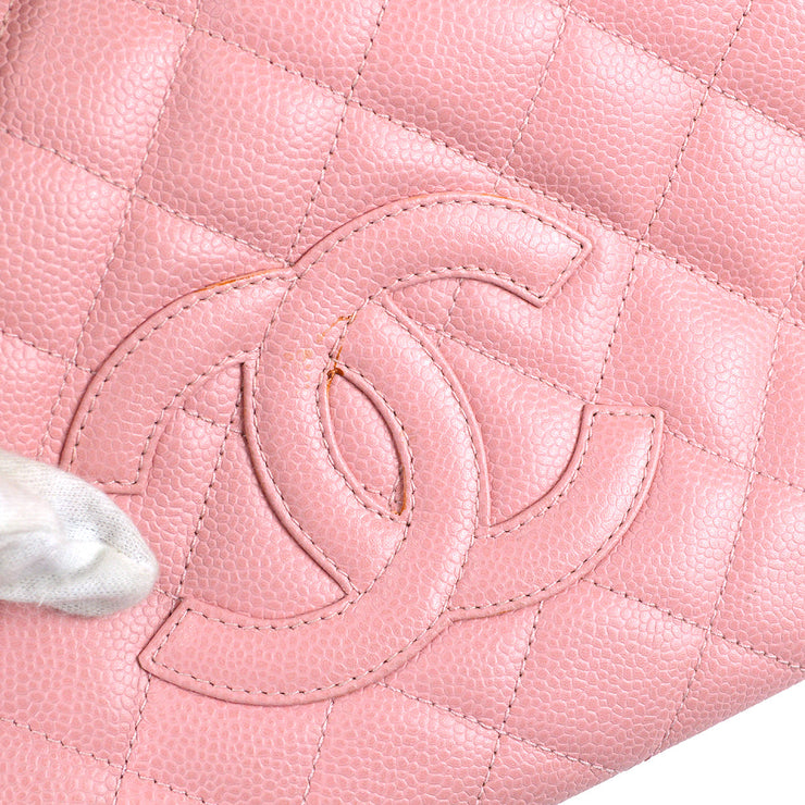 CHANEL Caviar Quilted Petit Shopping Tote PST Pink 1286041