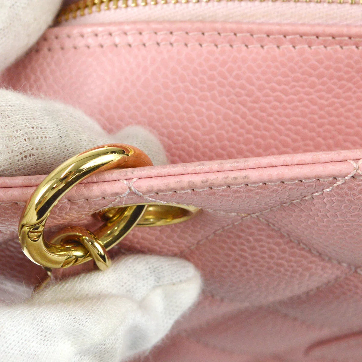 Chanel 2003-2004 Petite Timeless Tote PTT Pink Caviar