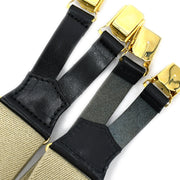 Chanel Suspenders Beige Small Good