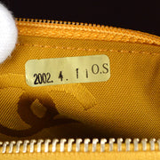 Chanel 2000-2001 Wood Chain Timeless Handbag Beige Caviar