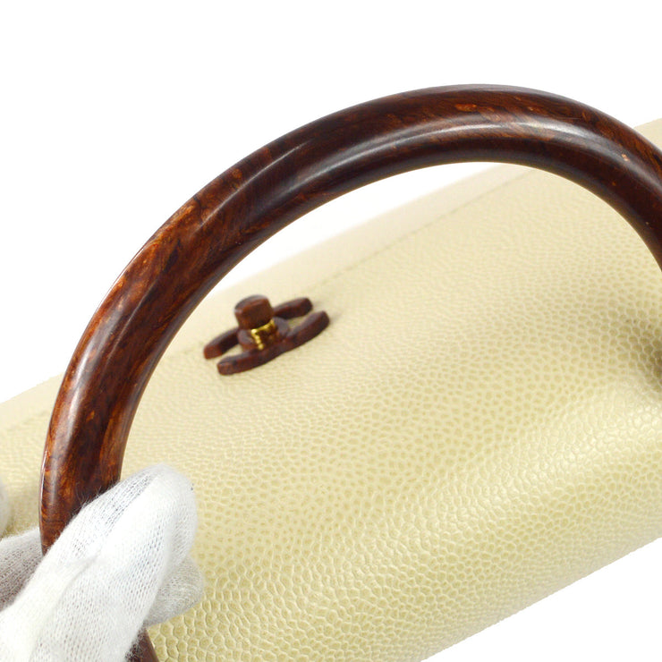 Chanel Kelly Handbag Ivory Caviar – AMORE Vintage Tokyo