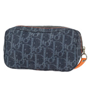 Christian Dior 2005 Flight Trotter Cosmetic Pouch Bag Navy