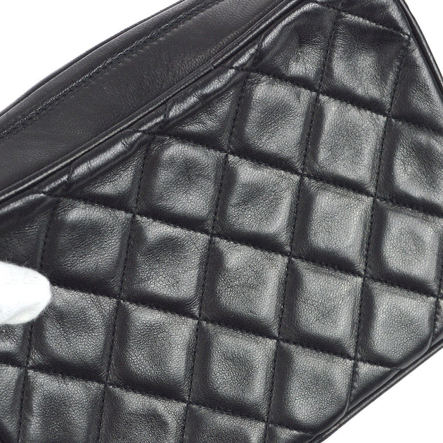 Chanel 1991-1994 Pocket Camera Bag Black Lambskin – AMORE Vintage Tokyo