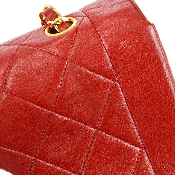 Chanel Single Chain Shoulder Bag Red Lambskin – AMORE Vintage Tokyo