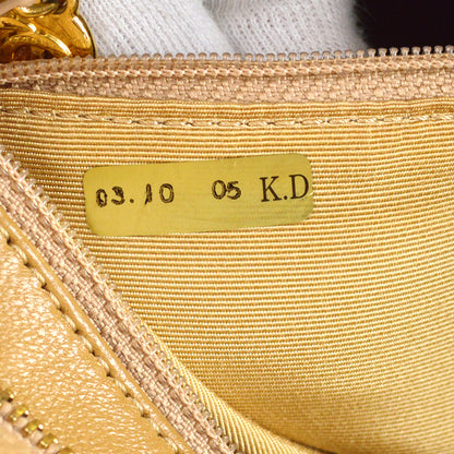 Chanel 2003-2004 Medallion Tote Beige Caviar