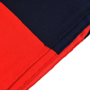 Chanel Scarf Red Navy Small Good
