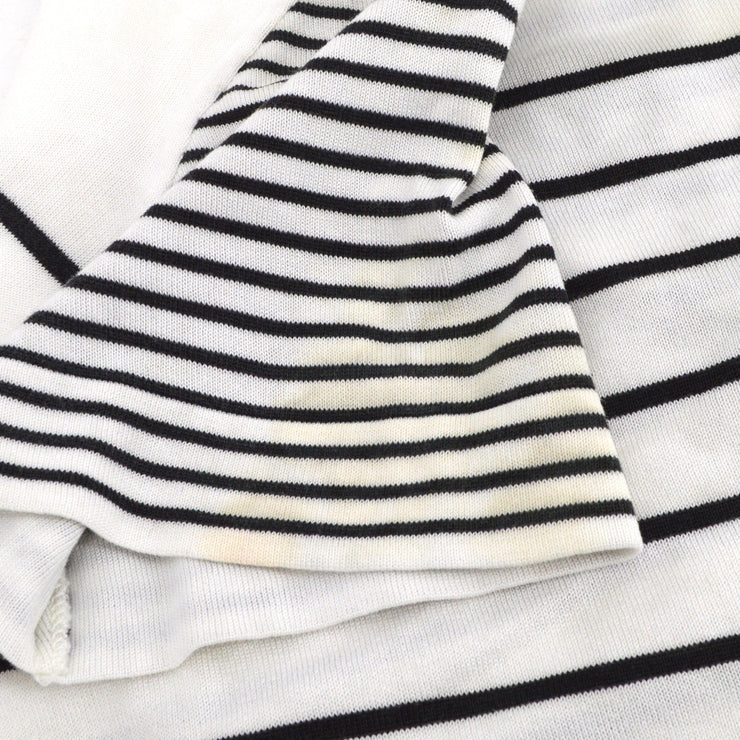Chanel Striped T-shirt Tops White #42 – AMORE Vintage Tokyo