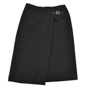 Hermes Knee Length Skirt Gray #40