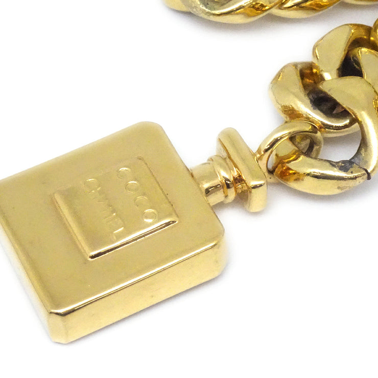 Chanel Perfume Gold Chain Belt Small Good