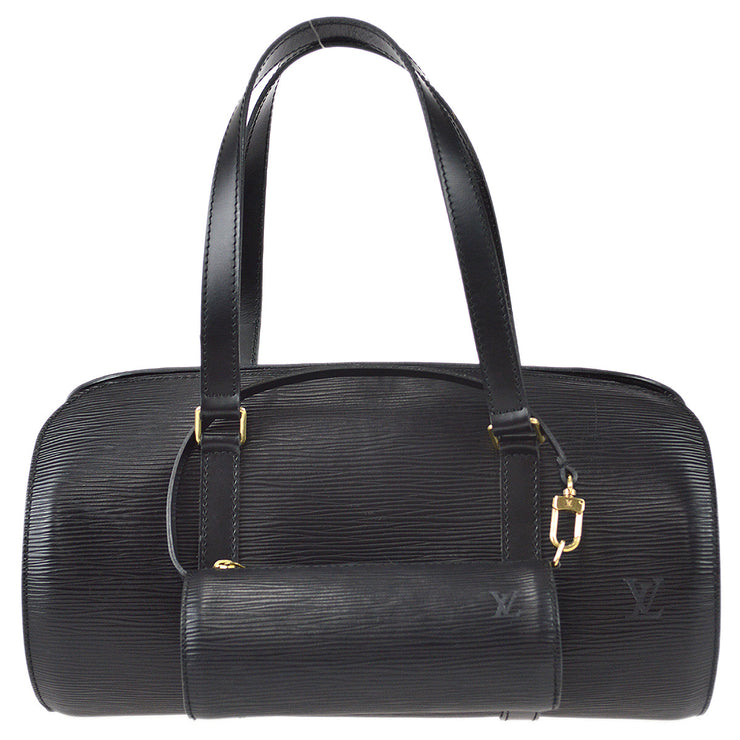 Louis Vuitton Black Epi Leather Soufflot Bag Louis Vuitton