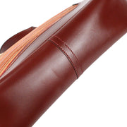 Hermès Vintage Rouge H Box Calfskin and Vibrato Trim 35