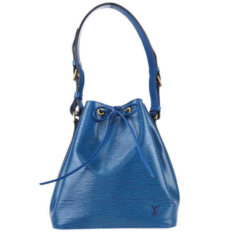 Louis Vuitton Epi Blue Petite Noe Shoulder Bag