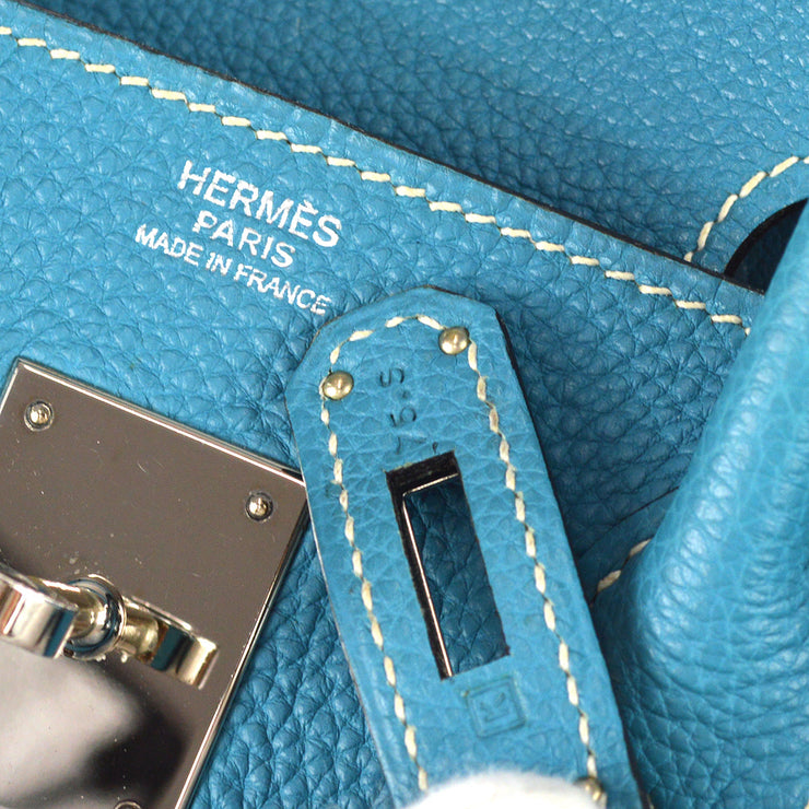 Hermes 2007 Birkin 30 Blue Jean Togo – AMORE Vintage Tokyo