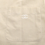 Chanel 1999 spring CC striped sleeveless shirt #38