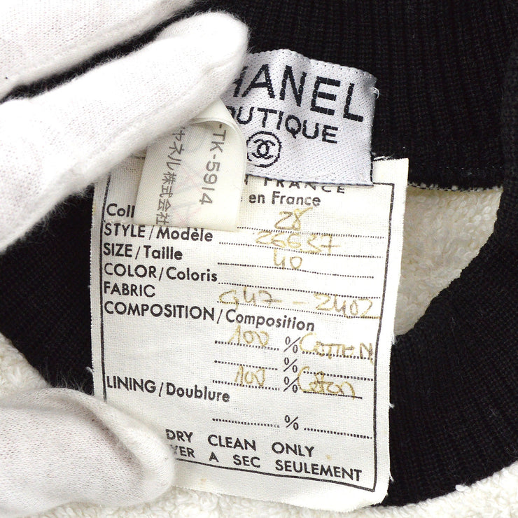 Chanel Cruise 1993 CC terry-cloth sweatshirt #40