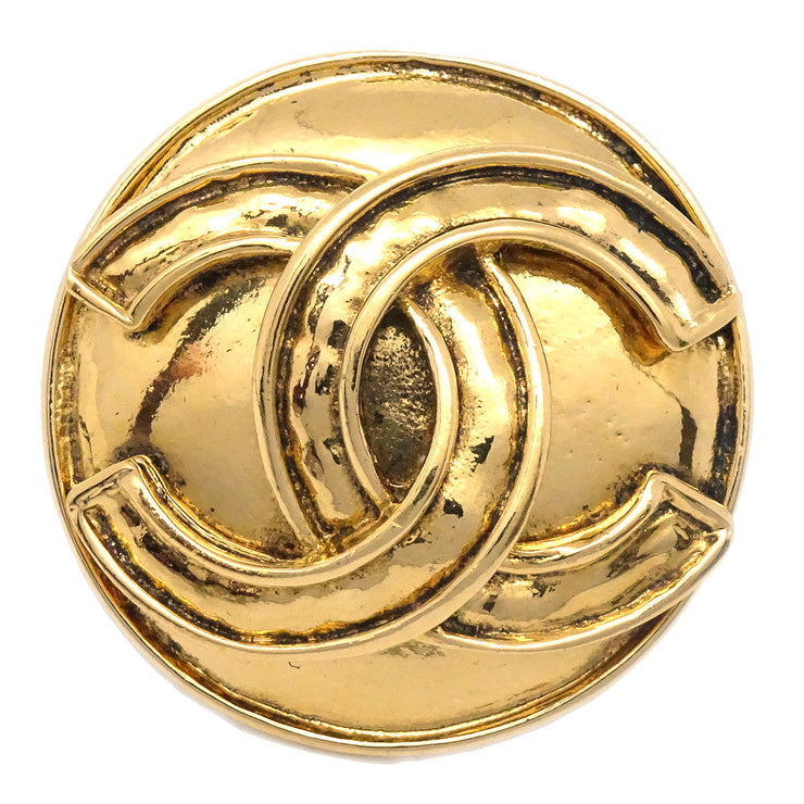 Chanel Vintage Chanel Brooch Pin Gold Tone CC Logo