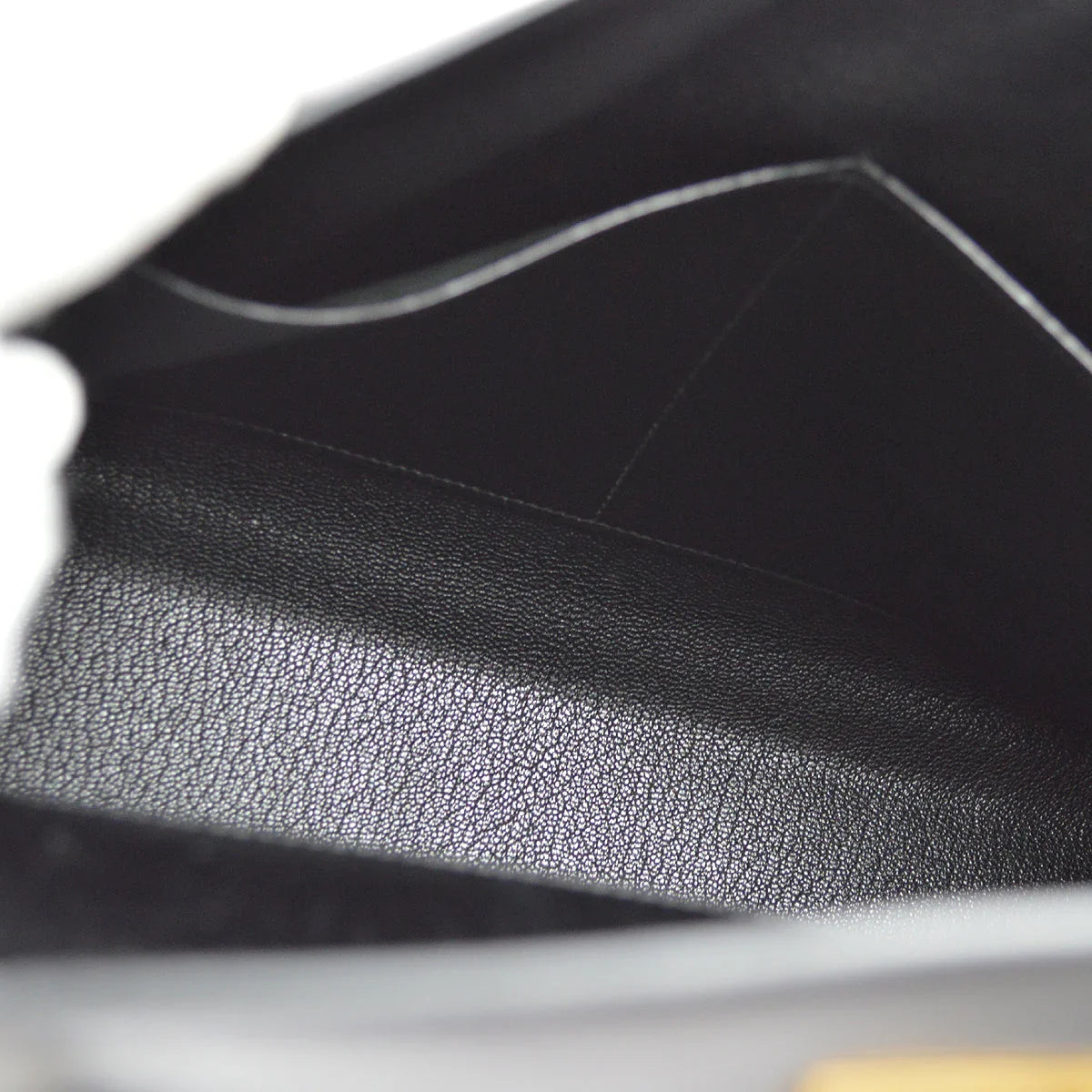 Hermes * 2004 Kelly 32 Guilloche Sellier Black Box Calf