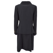 chanel black and white suit womens