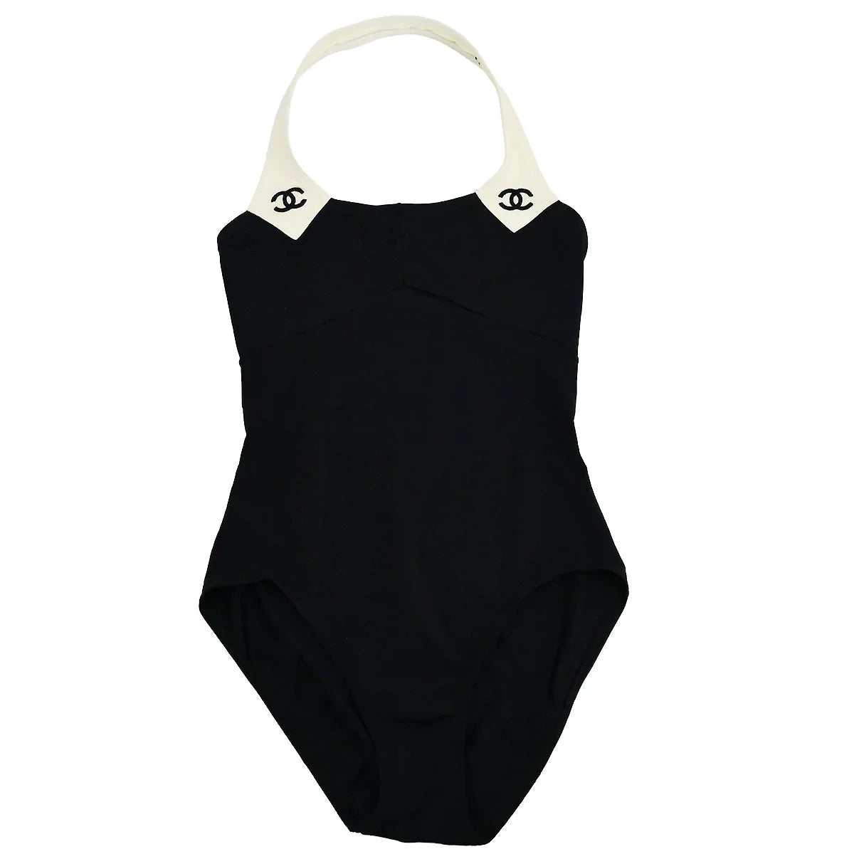 Chanel * Cruise 1996 CC Halterneck Swimsuit #36