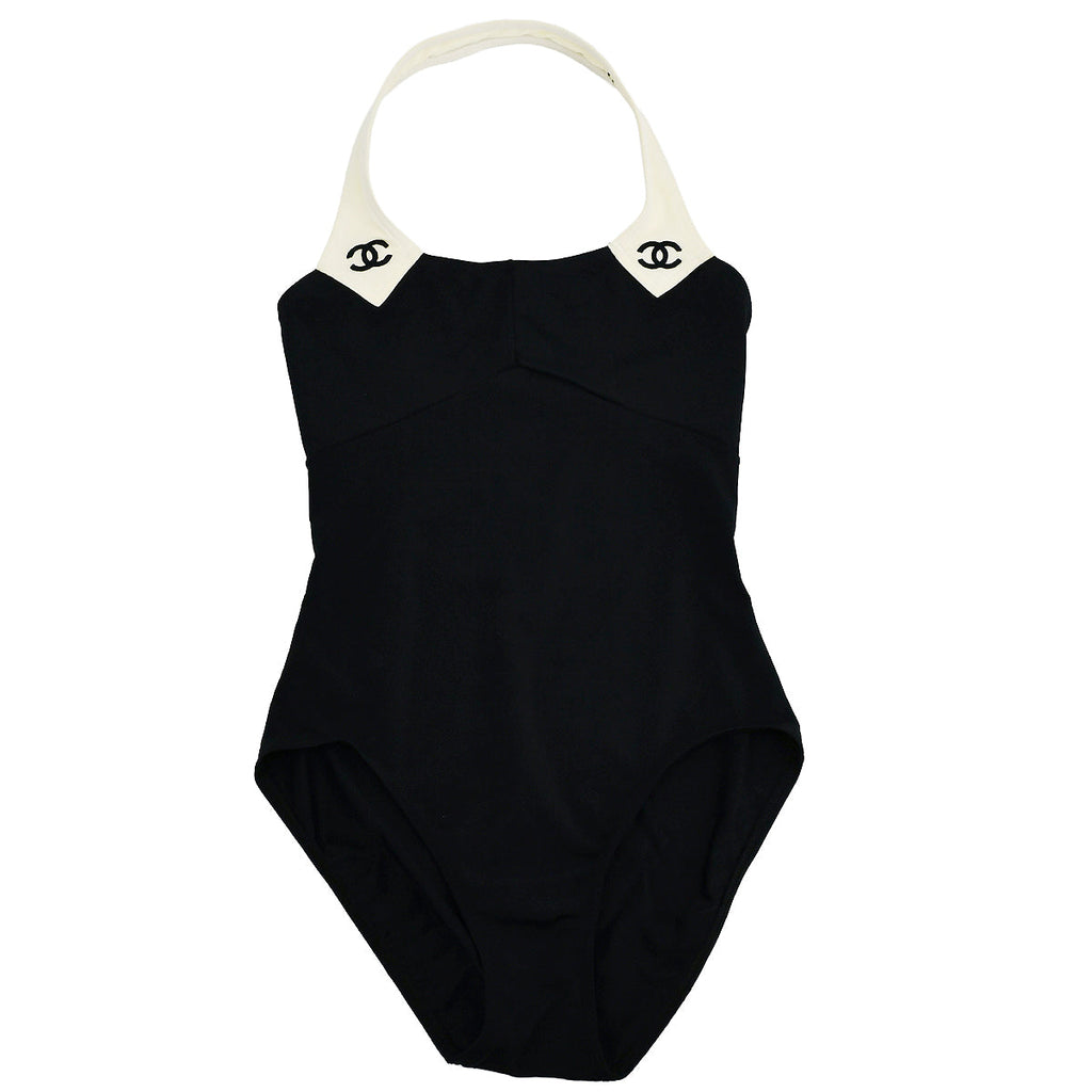 Chanel * Swimwear Swimsuit Black #36 – AMORE Vintage Tokyo