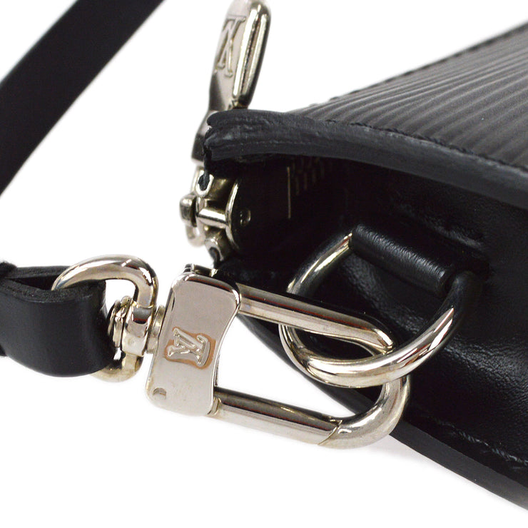 Louis Vuitton Pochette Accessoires Handbag Black Epi M52982 Ar3160