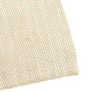 Hermes Le Bain Drawstring Pouch Bag Beige Blue Toile Chevrons