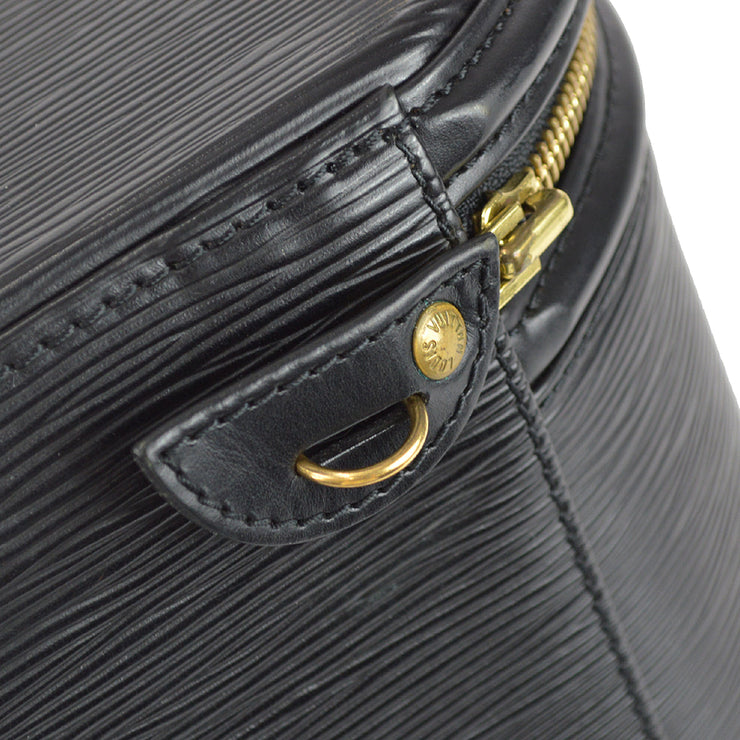 Louis Vuitton Louis Vuitton Cannes Black Epi Leather Vanity Hand Bag
