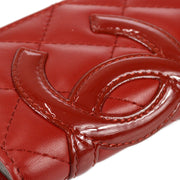 Chanel 2009-2010 Cambon Ligne Key Case Red Calfskin