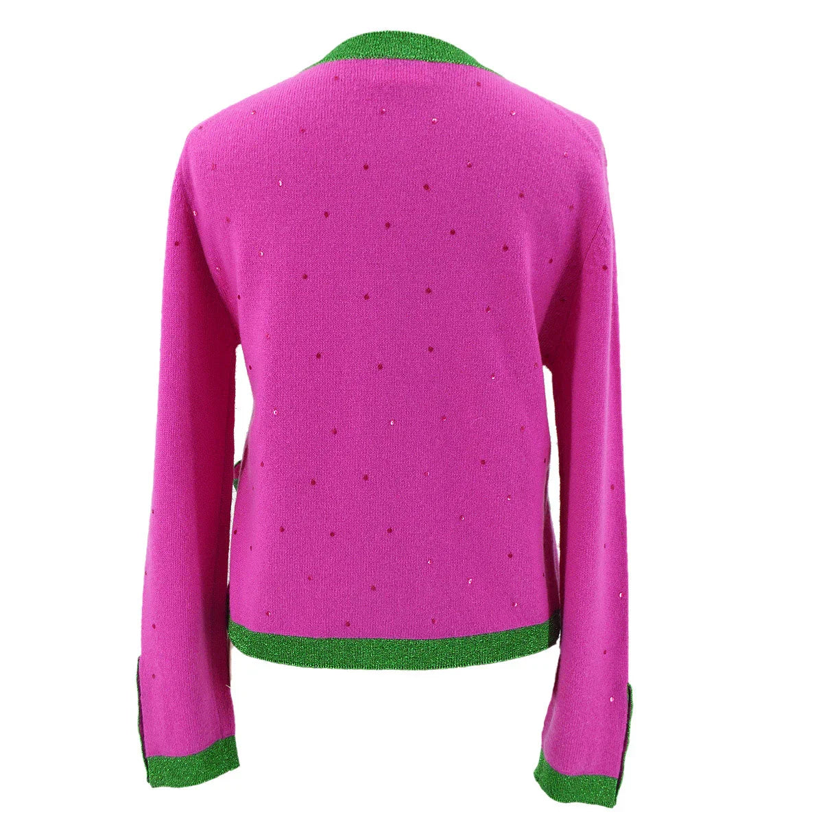Chanel 1996 Sequined Cashmere Cardigan #40
