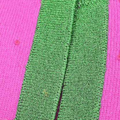 Chanel 1996 Sequined Cashmere Cardigan #40