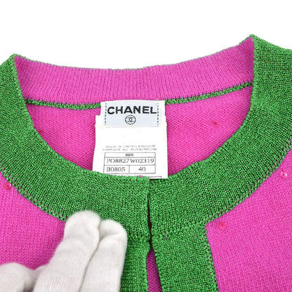 Chanel 1996 Sequined Cashmere Cardigan #40