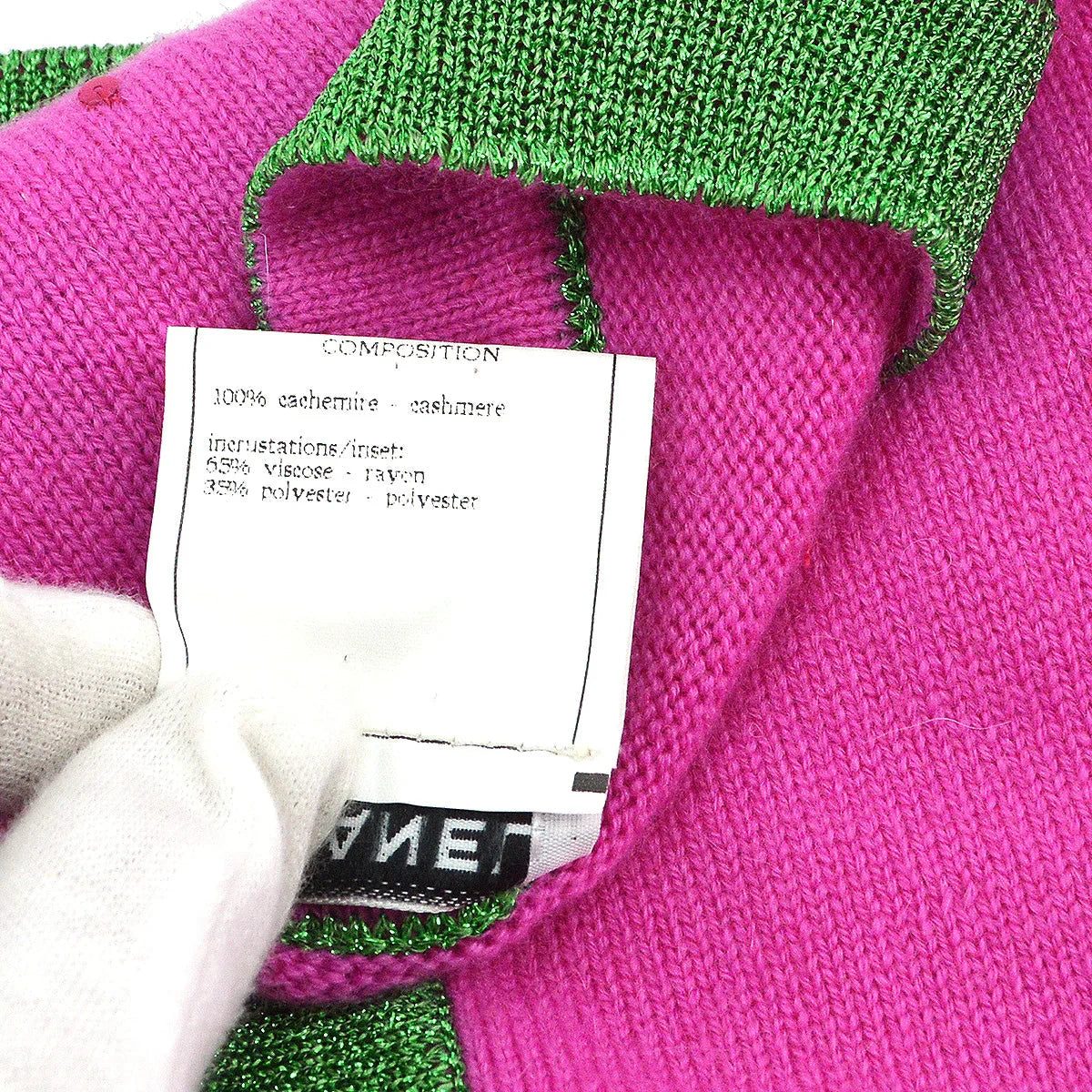 Chanel 1996 Sequined Cashmere Cardigan #40