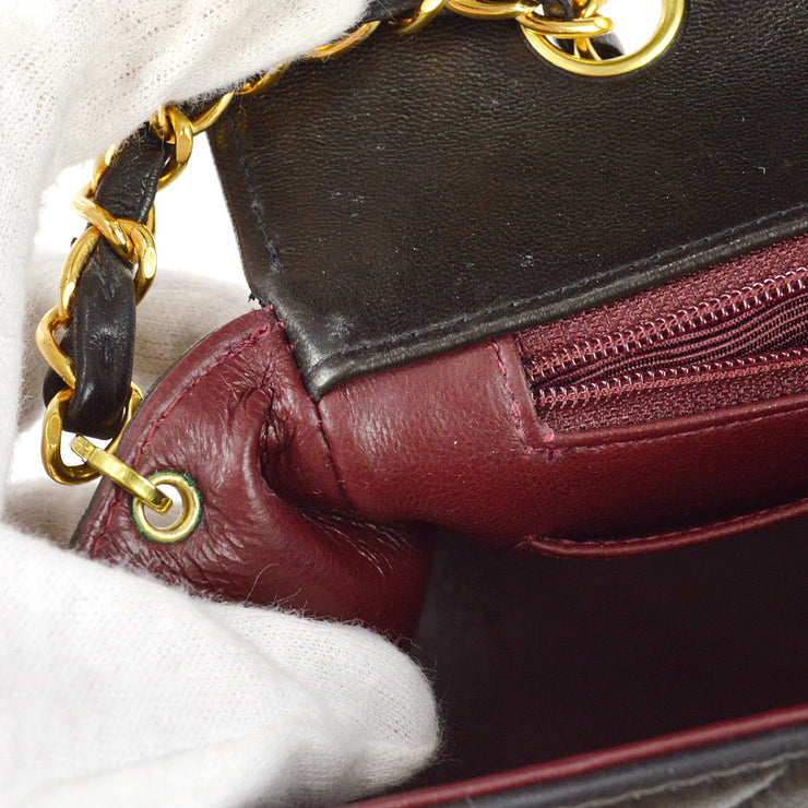 Chanel Medium Diana Chain Shoulder Bag Black Lambskin – AMORE
