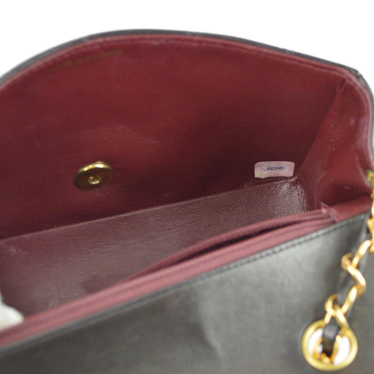 Chanel Medium Diana Chain Shoulder Bag Black Lambskin – AMORE Vintage Tokyo