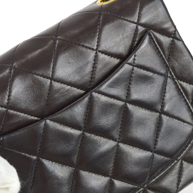 Chanel Black Lambskin Mini Square Flap Bag 17 – AMORE Vintage Tokyo