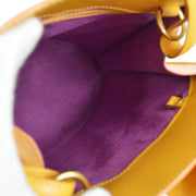 Louis Vuitton 1995 Cluny Shoulder Bag Yellow Epi M52259